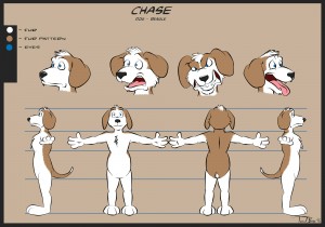 Chase the dog